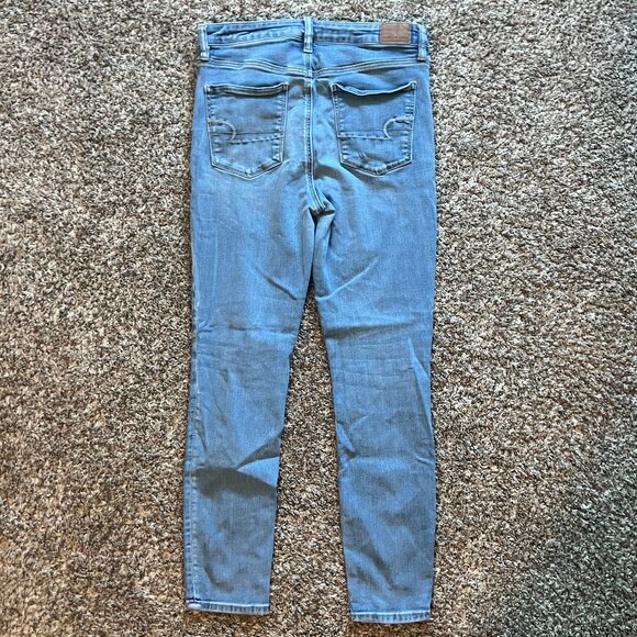 American Eagle Super Hi-Rise Jeggings - 12R - Picture 2 of 3